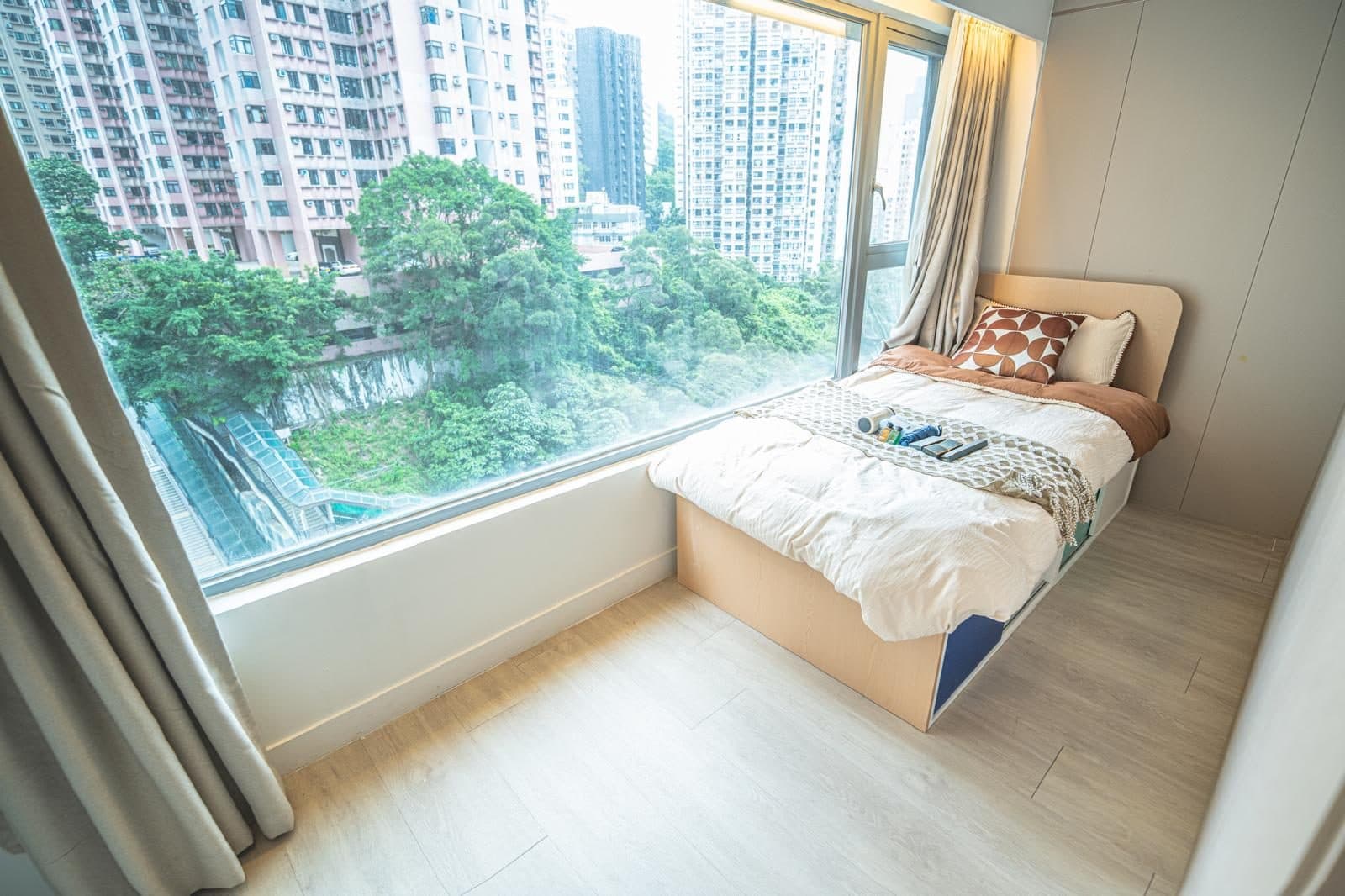 Bedroom by the window